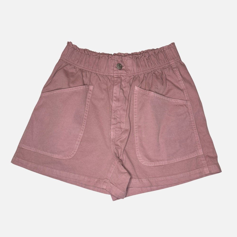Madewell Pink Elastic Waist Shorts Size 25 Casual Clean Girl Comfy‎